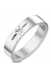 SALE - 6mm Diamond Cut Vestuvinis žiedas